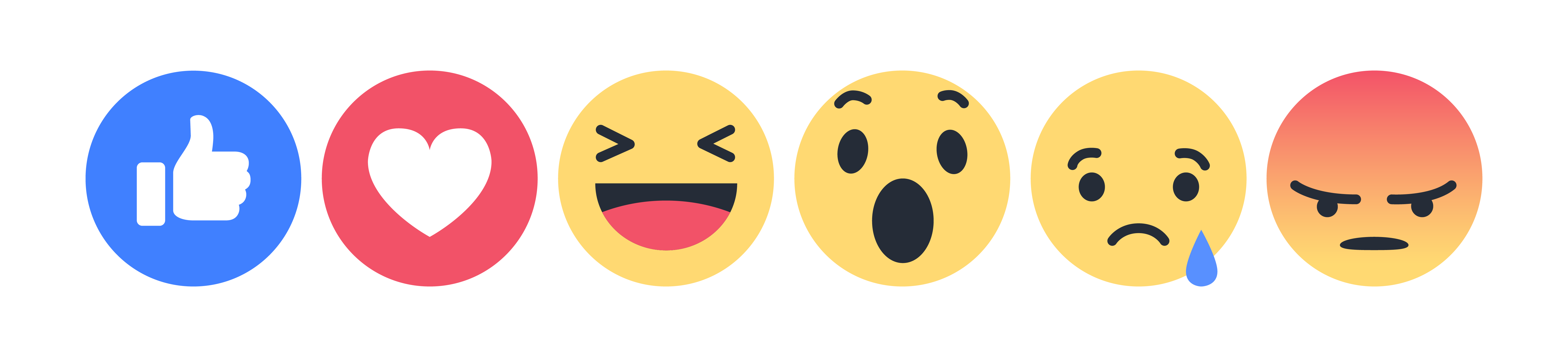 Buy Facebook Emoticons - LOVE, HAHA, WOW, SAD, ANGRY Reactions